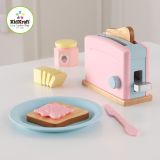 Dřevěné hračky Kidkraft Espresso Toaster Set pastel