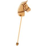 Dřevěné hračky Bigjigs Toys Manšestrový kůň na tyči