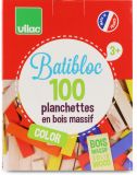 Dřevěné hračky Vilac Stavebnice Batibloc color 100