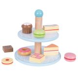 Dřevěné hračky Bigjigs Toys Stojan s dortíky