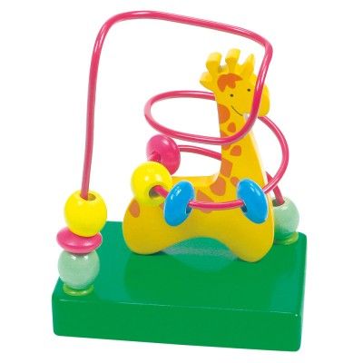 Dřevěné hračky Bino Motorický labyrint žirafa