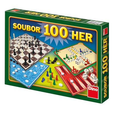 Dřevěné hračky Dino Soubor 100 her
