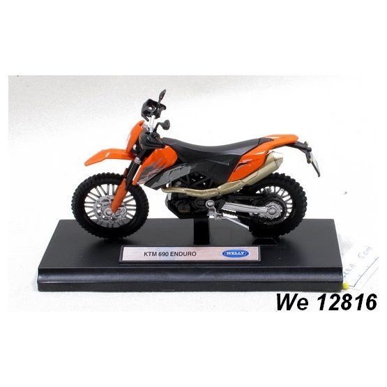 Dřevěné hračky Welly Motorrad KTM 690 Enduro 1:18 orange