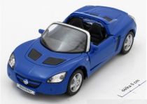 Dřevěné hračky Welly - Opel Speedster model 1:34 modrý