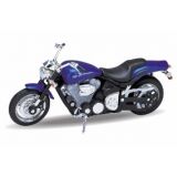 Welly Motocykl Yamaha Road Star Warrior (2002) 1:18 modrá
