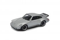 Dřevěné hračky Welly - Porsche 911 Turbo model 1:34 stříbrné