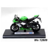 Welly - Motocykl Kawasaki Ninja ZX-10R model 1:18 zelená