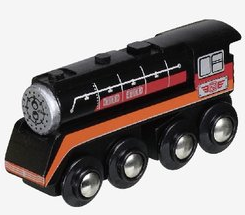 Dřevěné hračky Dřevěná Maxim Parní lokomotiva Epocha