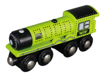 Dřevěná Maxim Parní lokomotiva - zelená
