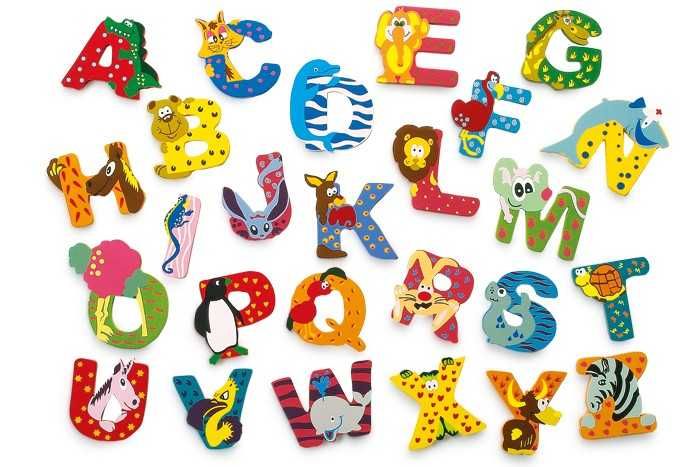 Dřevěné hračky small foot Dřevěná abecedy 1ks - písmenko A