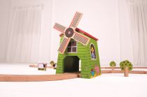 Dřevěné hračky Bigjigs Rail Větrný mlýn