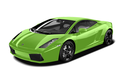 Dřevěné hračky Welly Lamborghini Huracán LP610-4 1:34 zelené