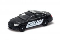 Dřevěné hračky Welly Ford Interceptor 1:24 policejní černý